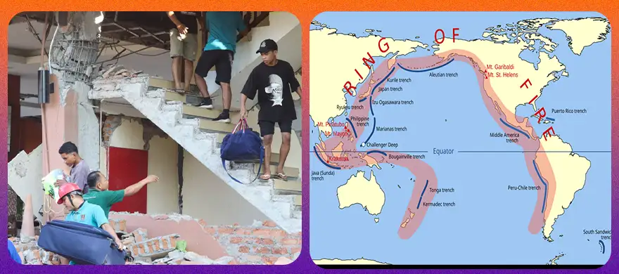 Pacific Ring of Fire Earthquakes 